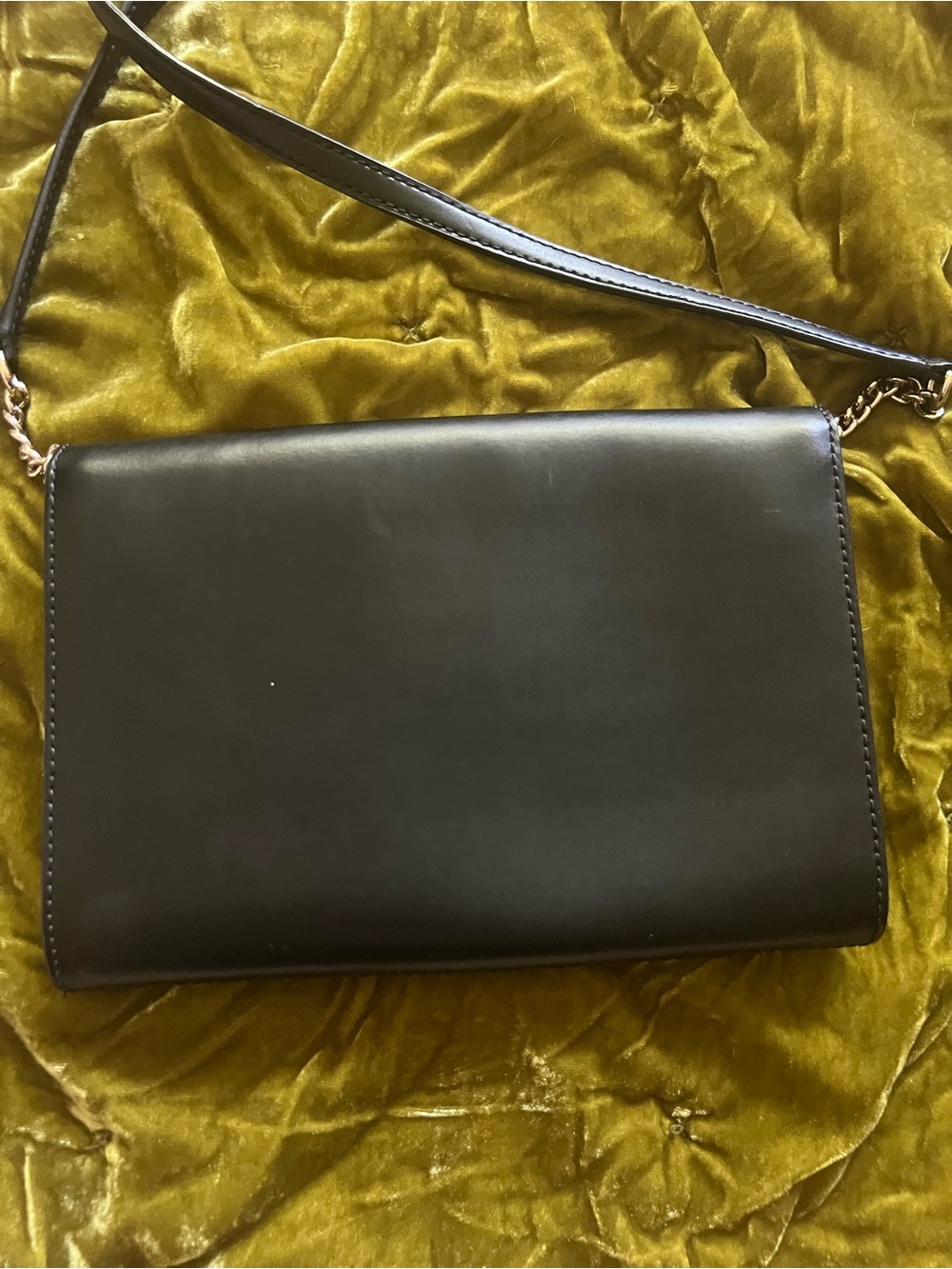 kate spade Black Leather Crossbody with Gold-Tone Lock - Picture 9 of 13